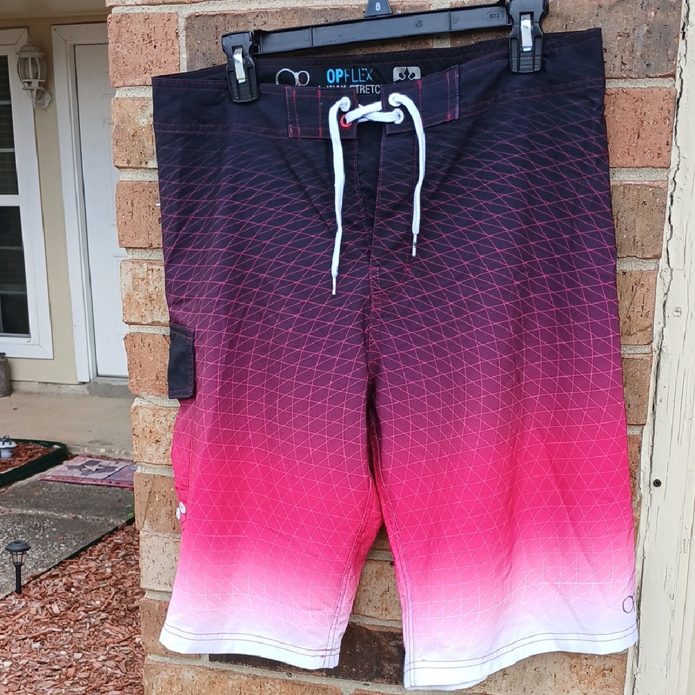 🧡OP Black and Pink Gradient Board Shorts